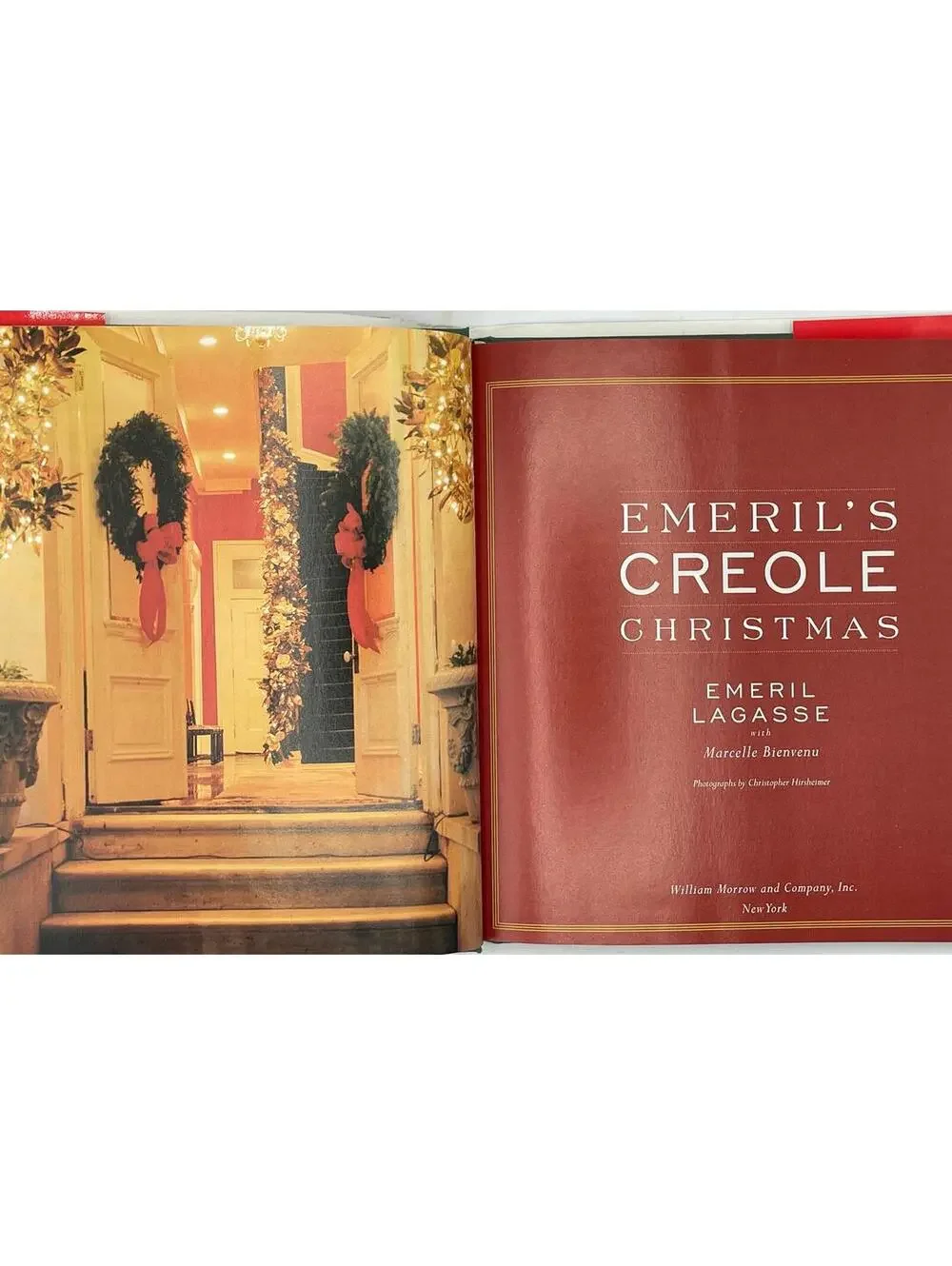 Vintage Emeril Lagasse Cookbook: Creole Christmas Recipes, 1997 First Edition